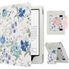 MoKo Custodia per 7/6,8 Kindle Paperwhite(12a/11a Gen-2024/2021) & Colorsoft Signature Edition, Custodia Sottile in PU con Auto Sonno/Sveglia,Non per kobo Aura 2/Remarkable, Bianco & Blu
