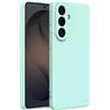 Captor Cover Samsung S26 Plus Custodia Colorata in Silicone Liquido, Antiurto, Flessibile, Bordo Rialzato per Schermo e Fotocamera Con Microfibra Interna per Cover S26 Plus Samsung (Verde Menta)