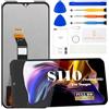 SRJTEK Schermo di ricambio per Doogee S110 per display LCD Doogee S110 per Doogee V30/S100/S100 Pro Digitizer Touch Screen Assembly Kit di riparazione (nero, senza cornice)