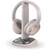 Avantree Crescendo Me - Cuffie TV Senza Fili Wireless con Suono Personalizzato per Anziani, HDMI Passthrough per Soundbar, 60 Ore di Riproduzione, Batteria Sostituibile