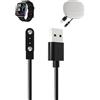 toergy Cavo di ricarica per RUIMEN H1 Smartwatch, cavo di ricarica USB, fissaggio magnetico, ricarica rapida, leggero, durevole, custodia portatile in silicone da viaggio