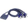 Aten CS64US switch per keyboard-video-mouse (kvm) Nero