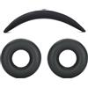 Defean Kit di cuscinetti di ricambio 2 in 1 + fascia per la testa, compatibile con cuffie wireless Sony WH-CH520, cuscinetti di ricambio e cuscinetti per la testa (nero)