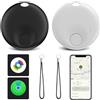 Spedal Smart Tag, Localizzatore Bluetooth Compatibile Apple Dov'è e Google Funzioni Trova（iOS e Android）, Trova Oggetti e Chiavi/Bagagli/Valigie/Zaini/Portafogli (1 Black 1 White)