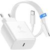 Bamkey 45W Caricatore USB C, Caricatore USB C Rapido con 2M Cavo Type C per Samsung Galaxy S26 S25 S24 S23 S22 Ultra S20fe A56 A55 A54 A53 A52 A51 A50 A33 A22 A16 A13/Tablet,Ladekabel USB C Schnellladekabel