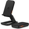 Spigen Supporto Pieghevole per Telefono Universale Compatibile con iPhone 17 16 15 14 13 12, Galaxy S26 S25 Z Fold7 Flip 7, Pixel 10a 10, Tablet, Monitor portatili, Nintendo Switch ecc. - Nero