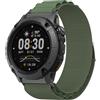 GIOPUEY 24mm Cinturini Compatibile con COROS Nomad, Cinturino in Morbido Nylon Intrecciato [Unisex] - Green