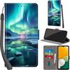 Haninsuze Cover per Samsung Galaxy A54 5G, artico | Pelle PU Portafoglio, Porta Carte, Magnetica, Libro, Antiurto Custodia
