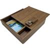 UFARID Scatola per album fotografico in legno di noce USB3.0 Flash Drive Fotografia Dispositivo di Archiviazione per Matrimonio Fotografia Memory Stick Personalizzabile Pendrive (64GB, Walnut Wood)