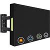 YALYAYA Copertura per TV da esterno per TV da 30-32, protezione antipolvere 600D, rivestimento in PVC Oxford Heavy Duty, impermeabile, antipolvere, universale, per televisori esterni (TV da 46 a
