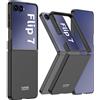 FTRONGRT Cover Compatibile con Samsung Galaxy Z Flip 7, Ultra Sottile, Antigraffio, Anticaduta PC Custodia Protettiva Pieghevole. Nero