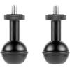 CS PRIORITY Underwater - Adattatore per testa a sfera da 2,5 cm, vite M5 da 1/4, regolabile, supporto per fotocamera anti-allentamento, vassoio per immersioni, staffa per luce flash per accessori