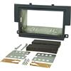 tomzz Audio 2437-016 Cornice radio doppio DIN compatibile con Mitsubishi Colt Z30 Z30G 2004 a 2008 nero