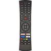 Telecomando Re-Flix Superior Light Per TV ZEPHIR KDE55 - Già Programmato, Universale 4in1
