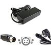 TOPCHARGEUR TOP CHARGEUR * Adattatore Caricatore Caricabatteria Alimentatore 12V 6A 72W 4 Pin per POSIFLEX XT-3000 Series POS Terminal XT3000 XT 3000