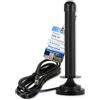 Wicked Chili Antenna DVBT2 Compatibile con Samsung, Xoro,TechniSat, Freenet HD TV Receiver Antenna per Interni ed Esterni (Forte Ricezione DVB-T, DVB-T2, Base Magnetica, Cavo coassiale da 3m)