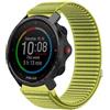 GIOPUEY Cinturini Compatibile con Polar Grit X, Nylon Traspirante Sport Loop Cinturino in Morbido Nylon Intrecciato Strap Band - Green