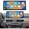 Road Top Carplay Autoradio, 12,3 pollici Ultra stretto Car Touchscreen per BMW X1 Serie F48 con EVO sistema (2016-2019 anno), Autoradio con Cornice Stretta per Apple Carplay/Android Auto/Mirrorlink