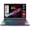 ASUS Rog Strix G18 portatile Gaming, Cpu Intel i9-14900HX, RAM 32Gb DDR5, SSD 1Tb, Ampio Display 18 144Hz FHD+, NVIDIA GeForce RTX 5070 8Gb GDDR7, Wi-Fi 7, BT 5.4 Thunderbolt, Win 11, Ready To Use