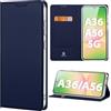 DUX DUCIS Custodia per Samsung Galaxy A36/A56 5G, [Porta Carte] [Funzione Supporto] Antiurto PU Pelle Portafoglio Flip Case, Cover per Galaxy A36/A56 5g 6,64 2025, Blu