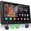 ATOTO A5L Autoradio 2 Din Android 2G+32G, 10 pollici Touchscreen GPS per auto, Tethering di WiFi/BT/USB, CarPlay Wireless e Android Auto Senza fili, Telecamera di backup,MirrorLink, DSP, FM/RDS/TF