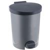 CURVER Cestino con pedale 15 l argento