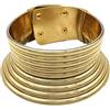 Prosy Punk, collana africana girocollo, color oro, regolabile, per le donne