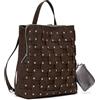 Desigual zaino per il tempo libero New Patch 1 Sumy Backpack Chocolate marrone scuro