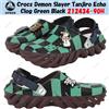 Crocs Zoccolo Crocs Demon Slayer Tanjiro Echo verde nero 212434-90H taglia unisex