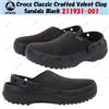 Crocs Sandali Crocs Classic Crafted Velvet Clog neri 211931-001 taglia unisex