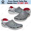 Crocs Sandali Crocs Classic Turbo Clog grigio 211287-0DA taglia unisex
