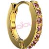 SANICO SRL BJT728 ORECCHINI ROSE CRYSTAL GOLD PLATED