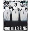 Juventus - Telo Copridivano, Plaid Ufficiale Bianconero, Coperta Proteggi Divano, Idea Regalo Tifosi