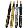 Gullor 4 pc nella Gullor 450 Fountain Pen in 4 colori (colori eleganti) con la penna sacchetto originale e 5 colori delle cartucce d'inchiostro