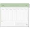 Letts of London Conscious Settimanale Senza Data Blocco Note, Sage