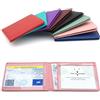 CKB LTD Portafoglio porta badge per disabili rosa per auto Badge blu Custodia protettiva in morbida pelle PU per disabili Copertura protettiva per permesso di parcheggio (Rosa baby)
