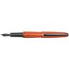 DIPLOMAT - Aero - Penna stilografica in acciaio - Medio - Arancio - Resistente ed elegante - 5 anni di garanzia