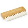 Dynavox spazzola per dischi in vinile ZB110, spazzola di pulizia per vinili con setole in pelo di capra per una pulizia delicata, manico in legno massello, legno di bambù