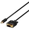 AISENS A125-0362 cavo convertitore mini dp a VGA, mini dp maschio a VGA maschio, nero, 2,0 m