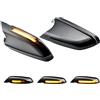 Hacreyatu Indicatore di direzione dinamico a LED per VW Polo MK4 FL Vento | per Skoda Octavia 2006 2007 2008-2010,indicatori di direzione degli specchietti retrovisori laterali