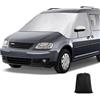 Coviek Copertura del Parabrezza per Camper Volkswagen Caddy ab 2004, Oscurante Parabrezza in 600D con Fodera Morbida, Impermeabile e Protezione Solare Esterna