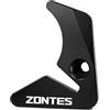 ZEXDDI Compatibile con ZONTES 368G 703F 368E 368K 368M 368E 368D 350E 350M 350D 703 R/RR 2024 2025 2026 Protezione del sensore ABS anteriore CNC per moto Zontes 703 f 368 g Accessori (Nero)
