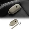 KUNGKIC Per 2024 2025 Mini J01 J05 U25 F65 F66 F67 Copertura chiave in pelle in alluminio, custodia protettiva per telecomando, portachiavi, convertitore per chiave auto