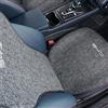 FDAIUN per BYD Atto 3 Yuan Plus 2021-2024 Coprisedili anteriori e posteriori in tessuto di seta di ghiaccio, antiscivolo, traspirante, accessori per auto, blu navy (copri sedile