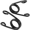 scalingscal 2 Pezzi Molle per Sella Moto, Molle di Montaggio Moto, Molle del Sedile da 3,2 Pollici, per Sella Bobber Moto Accessori per Moto (Nero)