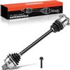 Frankberg Albero Motore Semiasse MT Anteriore destro Replace# 8E0407272AH | Compatibile con A4 Avant 8ED 8E5, A4 8EC 8E2 Cabriolet 8H7, Seat Exeo ST 3R5, Exeo 3R2; Con ABS-Ring
