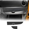 KUNGKIC Per FIAT 500 2008-2024 Abarth 595 695 2012-2024 Co-Pilot Adesivi decorativi Flanella Accessori FIAT