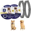 Ovyntremis Collare per cani (Set di 2), oli essenziali naturali, impermeabile e regolabile, protezione per 16 mesi per cani di età superiore a 7 settimane