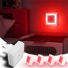 Aurevita Luce Notturna Bambini 4 Pezzi, Luce Rossa Notturna Neonato, Luce Rossa da Presa per Camerette, Sensore Crepuscolare, ABS Materiale Ignifugo, Corridoio, Tromba Delle Scale Night Light (Rosso 4 Pezzi)