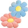 BAIFULAI Set di 2 cuscini a fiori, cuscino da pavimento, cuscino da divano, cuscino per interni, per camera da letto, divano, sedia